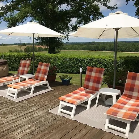 Private Gite With Heated Pool With Retractable Cover And Hot Tub Ferienhaus Val de Louyre et Caudeau