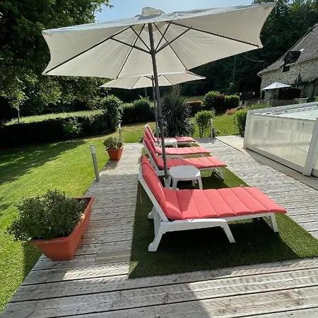 Private Gite With Heated Pool With Retractable Cover And Hot Tub Val de Louyre et Caudeau